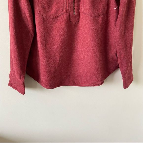 madewell Flannel Zip-Front Popover Shirt - Picture 10 of 12